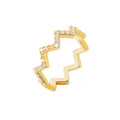 Zig zag ring
