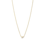 Single pearl necklace