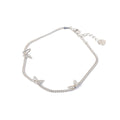 Butterfly silver bracelet