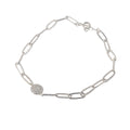 Circle zircon bracelet