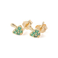 Green mini mushroom Stud
