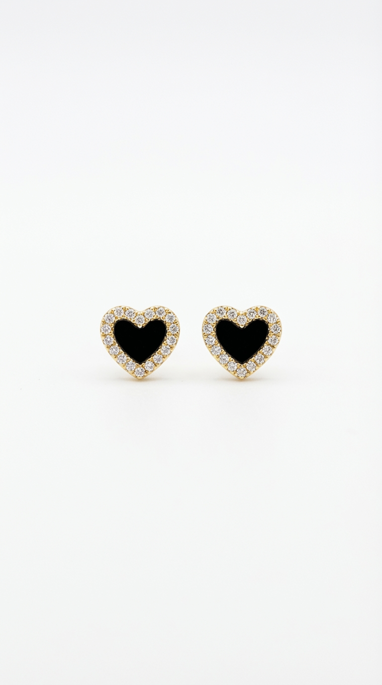Black Heart Stud