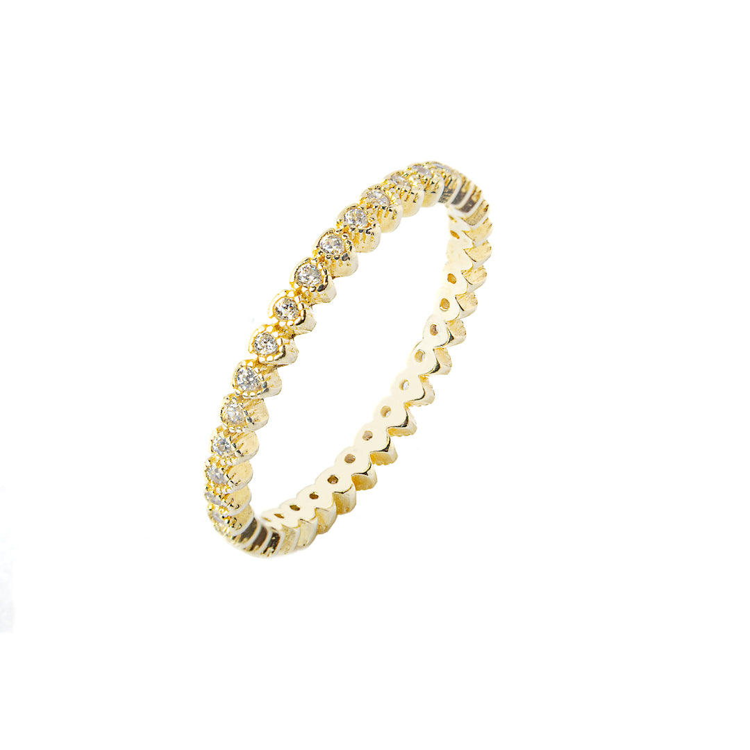 Band gold zircon