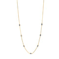 Multi blue necklace
