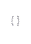 Curve silver Stud