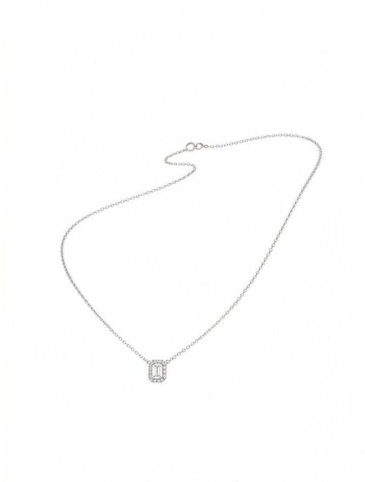 Square Zircon Necklace